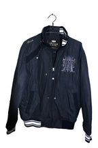 Vintage men black Akademiks New york full zip bomber jacket M|L30 W21|SKU 6712