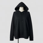 Vintage men black Banana Republic drawstring rayon hoodie in M|L25 W20|SKU 6530