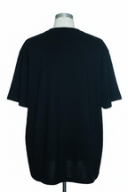 Vintage men black Chapter chanter graphics oversize tees in 2XL|L32W26|SKU 6638