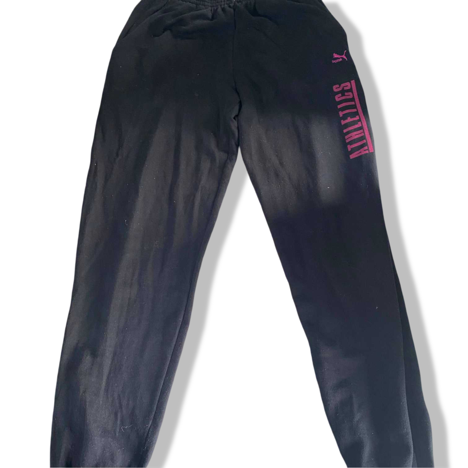 Vintage men black Puma Athletics jogger in L| SKU 6316