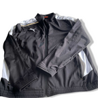 Vintage men black Puma full zip wind breaker track top in 2XL| L33 W24|SKU 5645