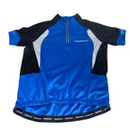 Vintage men blue Muooyfox 1/4 zip training jersey in S|L27 W19|SKU 6476