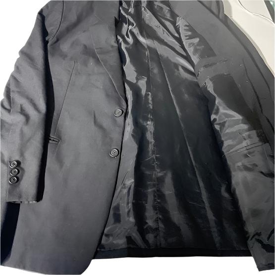 Vintage men grey 2 piece single breasted casual blazers in L|L35 W21|SKU 6523