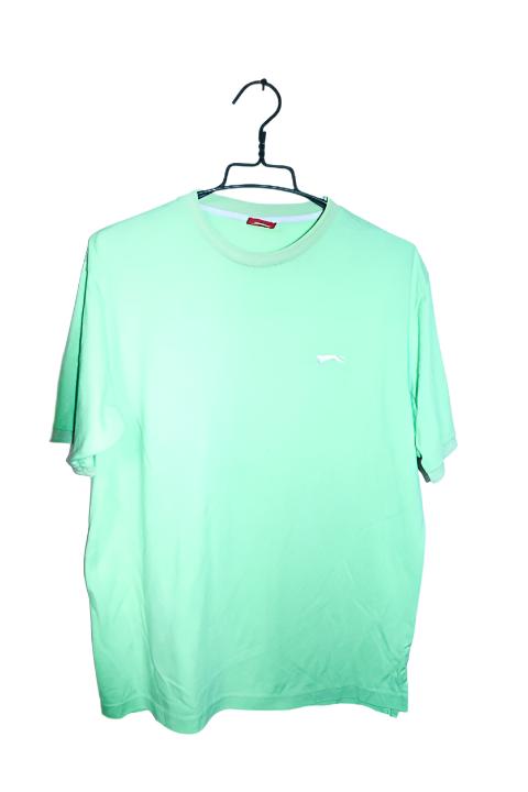 Vintage men puma mint green short sleeve tees in M|L28 W20|SKU 6555