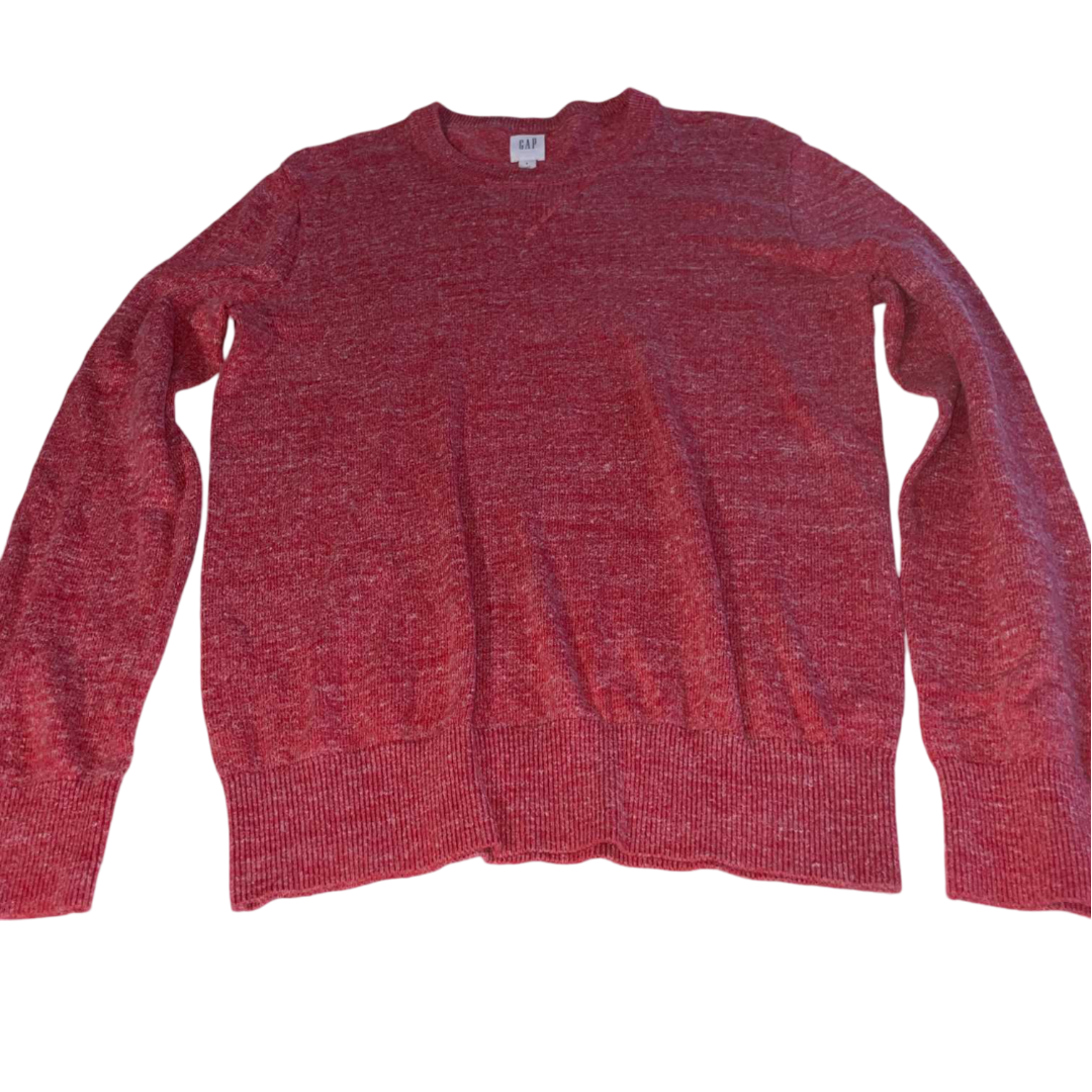 Vintage men red Gap crew neck regular fit sweatshirt in M|L27 W20| SKU 5545
