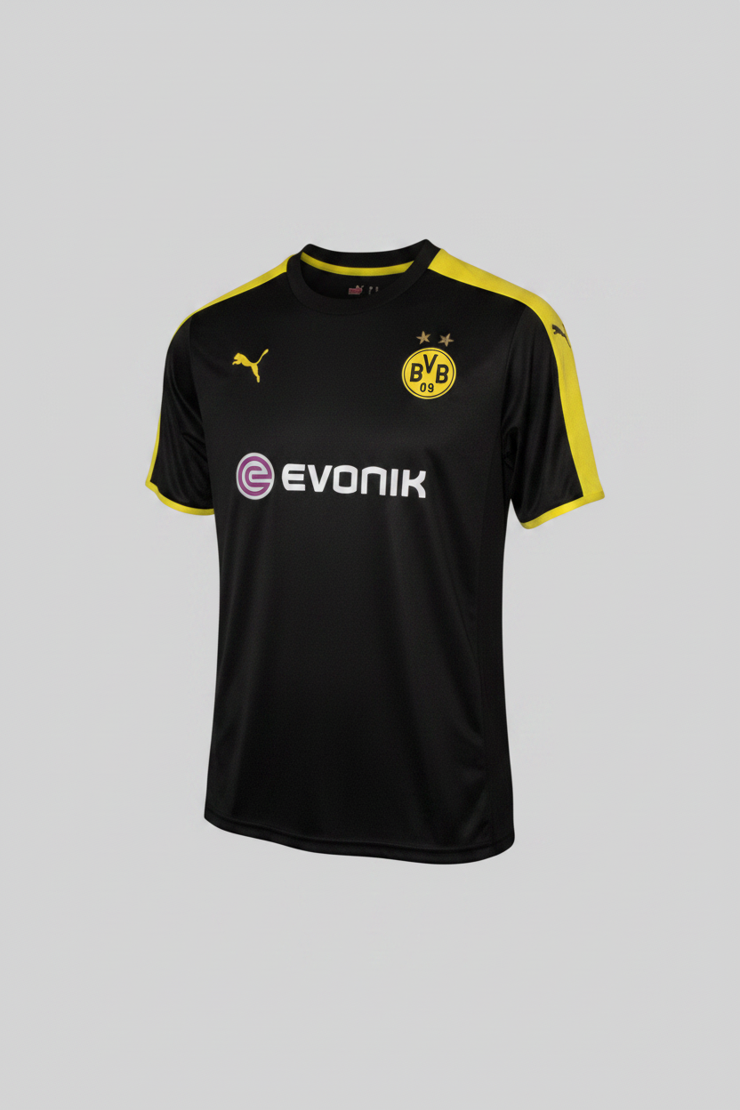 Vintage men's Dortmund 2013/14 Away Puma football shirt size Medium