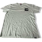 Vintage men's The North Face Fine Box Logo mint green short sleeve T-Shirt in M| L28 W 19|SKU 5443