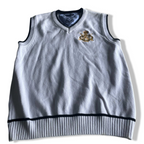 Vintage men white Polo ralph lauren sleeveless sweater in XL| L26 W19| SKU 5606