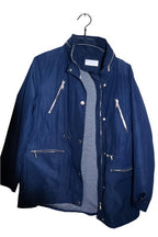 Vintage per una Womens navy zipper rain Jacket  L|L34 W19|SKU 6713