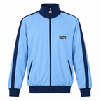Vintage unisex Grasshopper zipper high neck blue track jacket M/L|L30 W23|SKU 6692