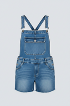 Vintage women By sasha summer denim dungaress light blue XS|L26 W18|SKU 6686