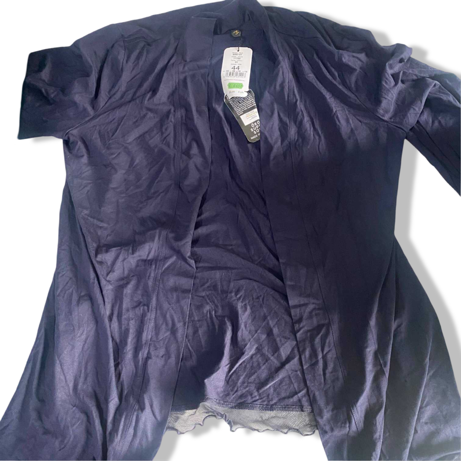 Vintage women Eugen Klein navy blue jacket top size 44| SKU 6303