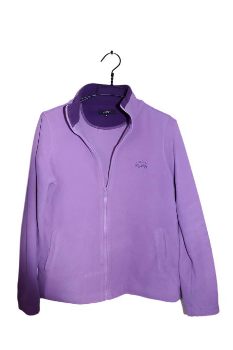 Vintage women Mystify purple fleece zipper windbreaker 90's jacket S|L27W19|SKU 6693