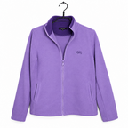 Vintage women Mystify purple fleece zipper windbreaker 90's jacket S|L27W19|SKU 6693