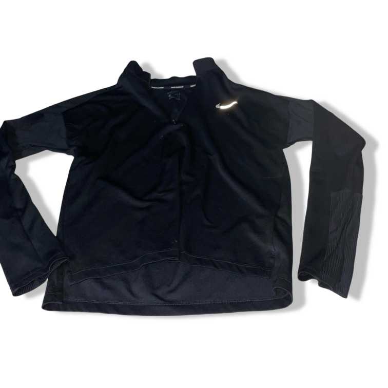 Vintage women Nike Dri-fit  black training 1/4 zip zip sweatshirt in S|l24 w18|SKU 5499