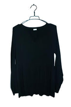 Vintage women S.Oliver black Sequin V-neck linen kneelength dress UK16|L30 W17|SKU 6616