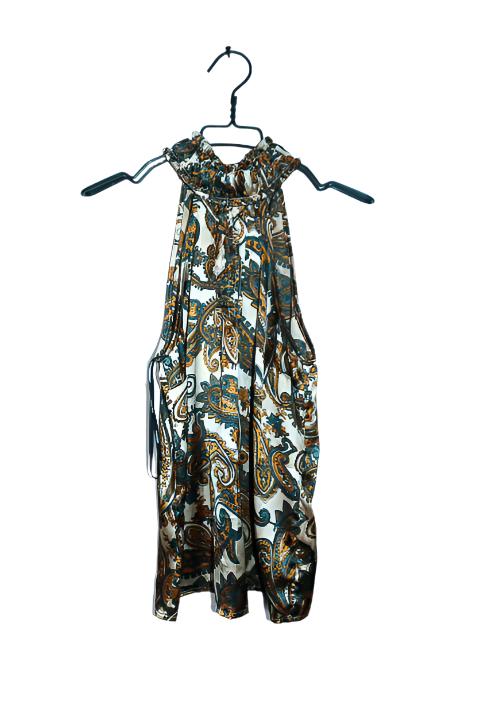 Vintage women Vero Moda multi paisley print sleeveless long silk dress XS|L27 W16|SKU 6626