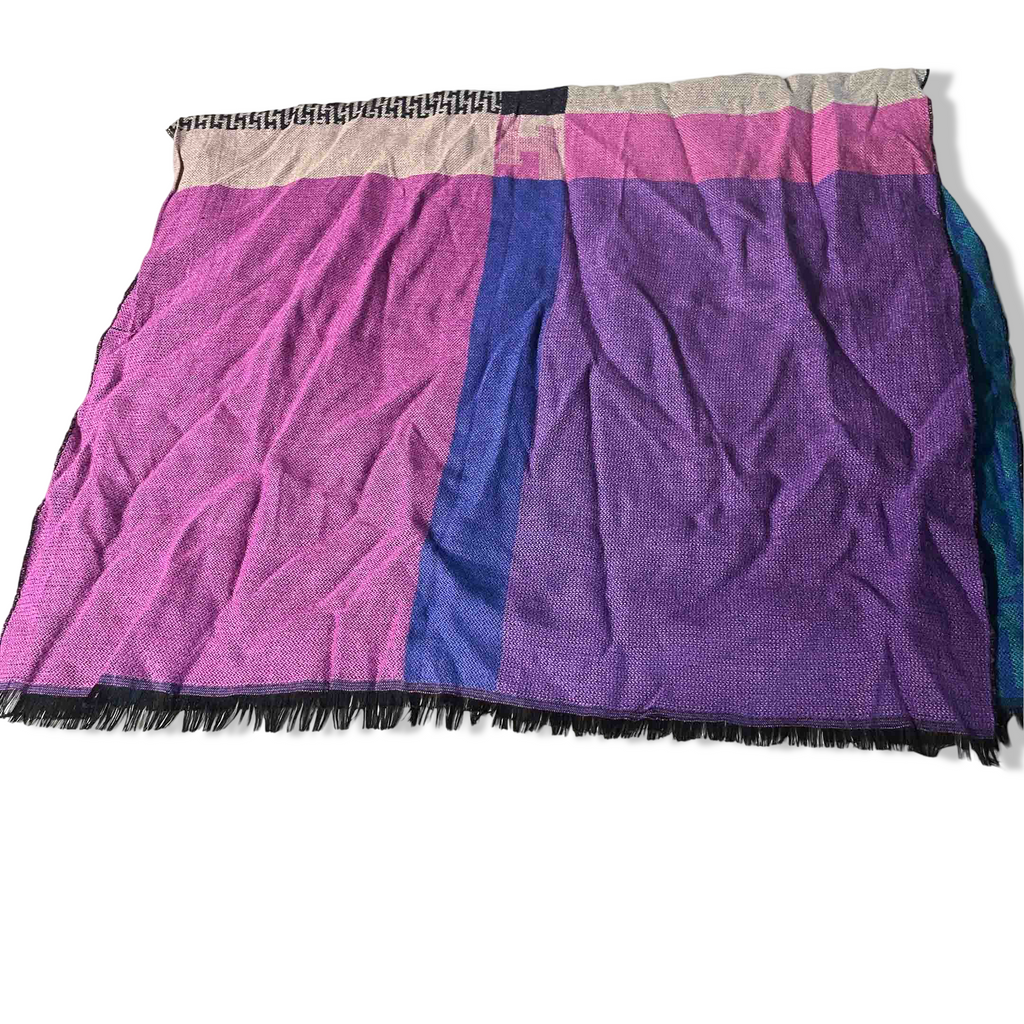 Vintage women multi pashmina scarf|L64 W18|SKU 6336