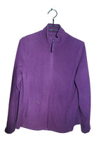 Vintage women purple fleece full zip high neck jacket in M|L28 W20|SKU 6665
