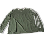 Vintage women's Rare adidas crew neck green long sleeve tees in M|L27W17|SKU 5459