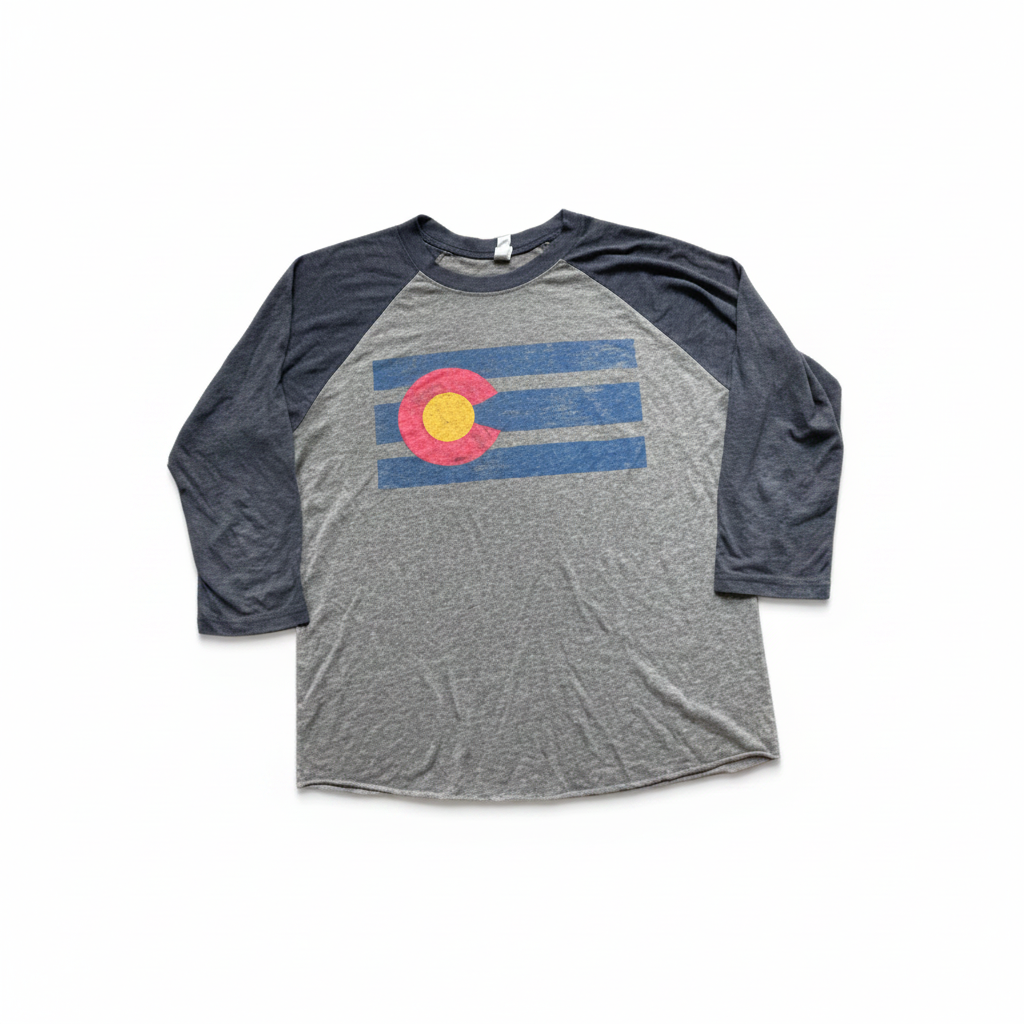 Rubynee Vintage y2k long sleeve tshirt in grey and blue
