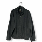 Vintage Weatherproof Garment Co. Men's Dark Gray Fleece Full-Zip Jacket with Pockets, Size XL - SKU 6869