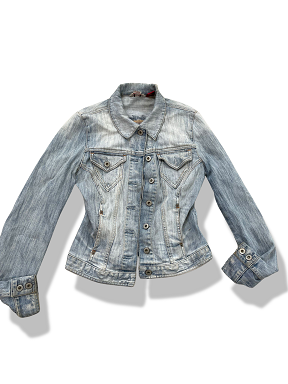 Rachels Closet Vintage y2k Guess denim blue jacket Size S