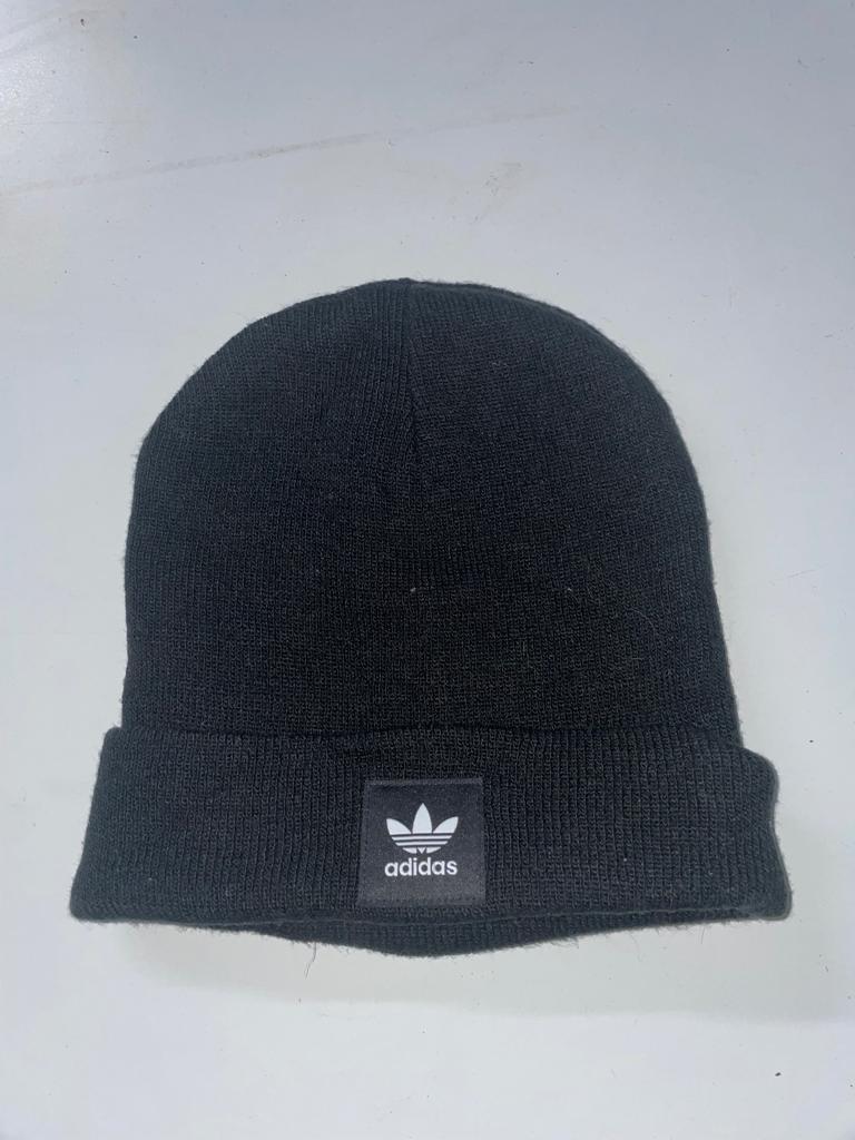 Vintage Black Adidas Original Beanie knitted cap