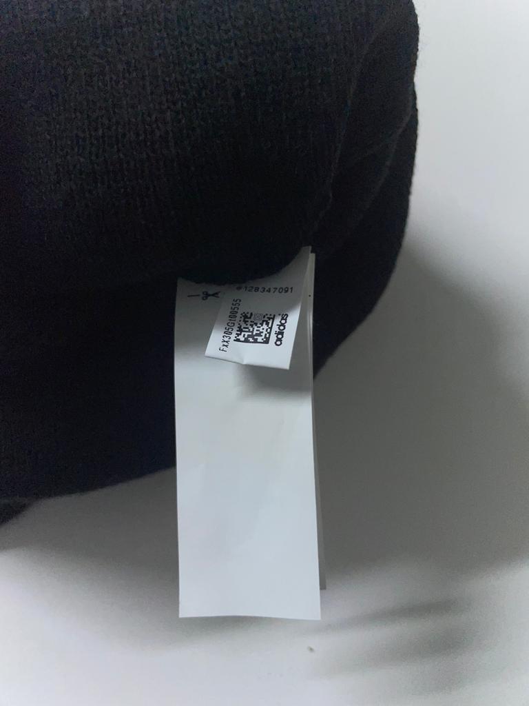 Vintage Black Adidas Original Beanie knitted cap