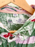 Vintage mens new fast abstract pattern multi shirt size XXL