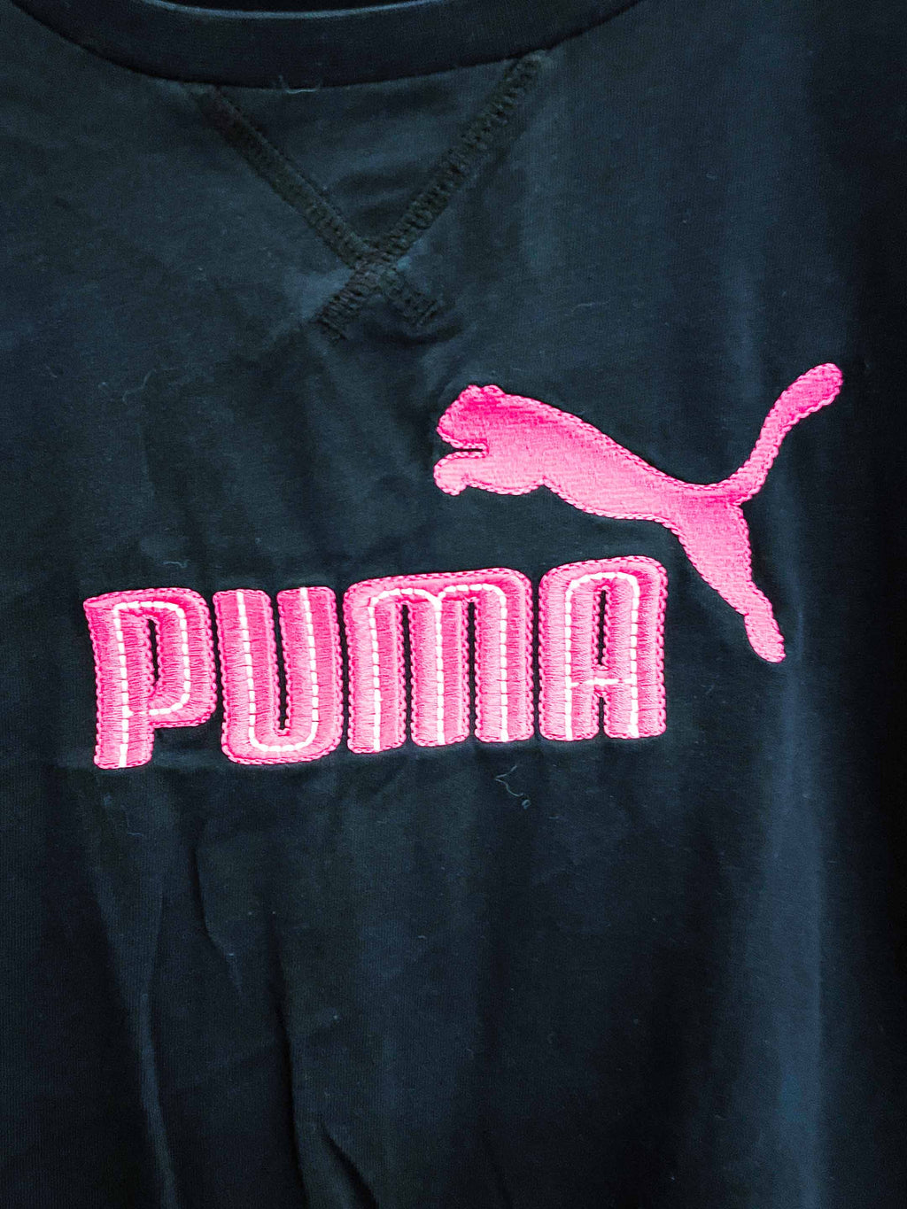 Vintage black puma lifestyle xlarge tshirt