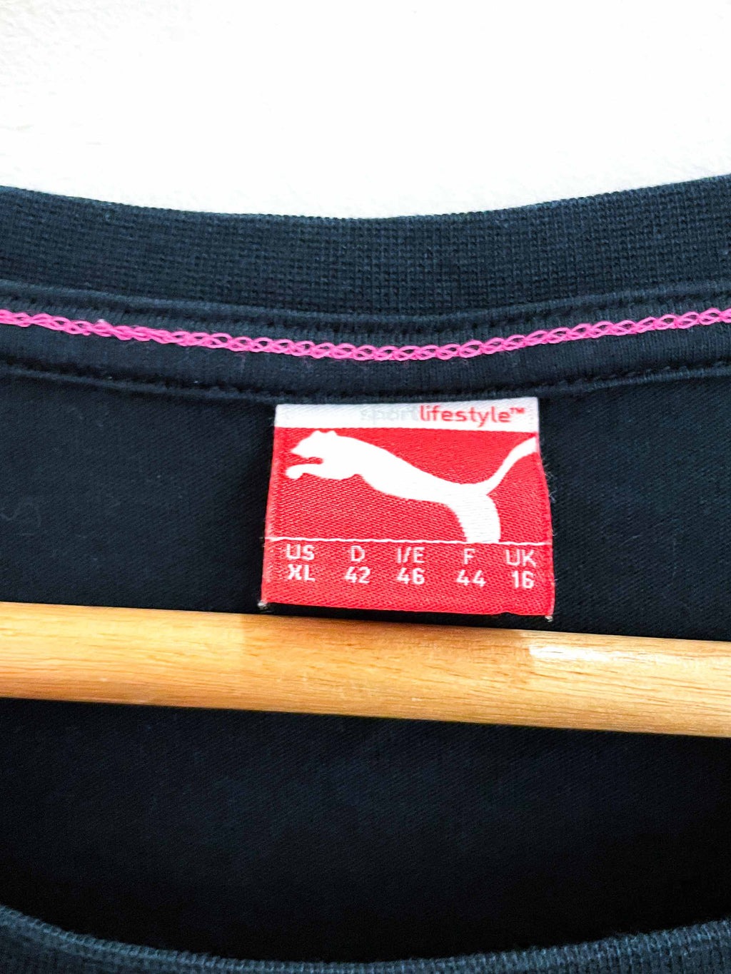 Vintage black puma lifestyle xlarge tshirt