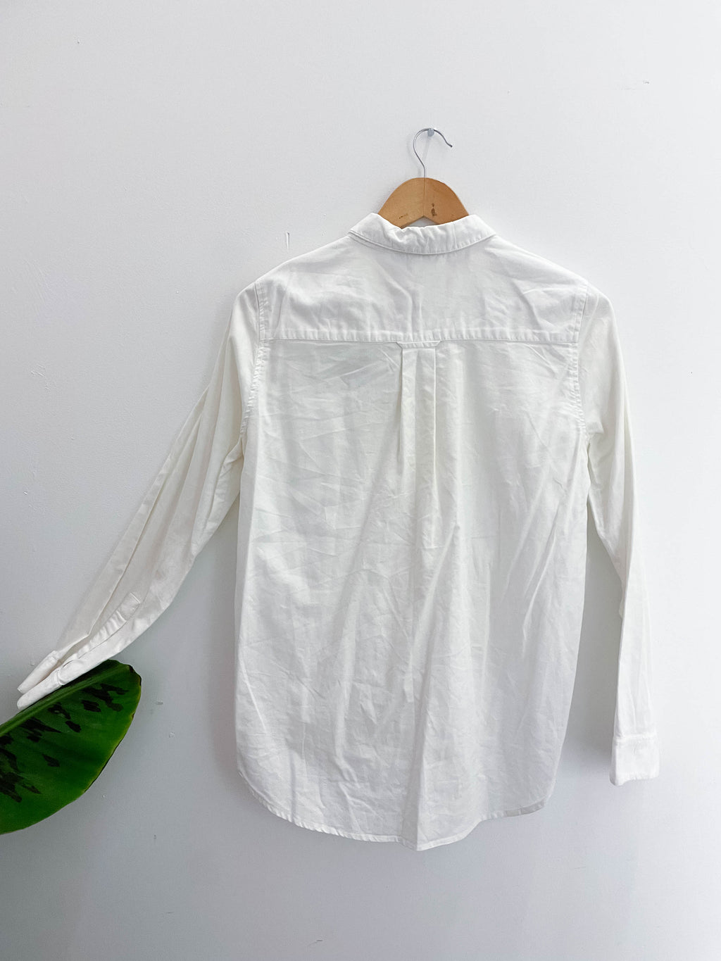 Vintage white topshop medium long sleeve shirt