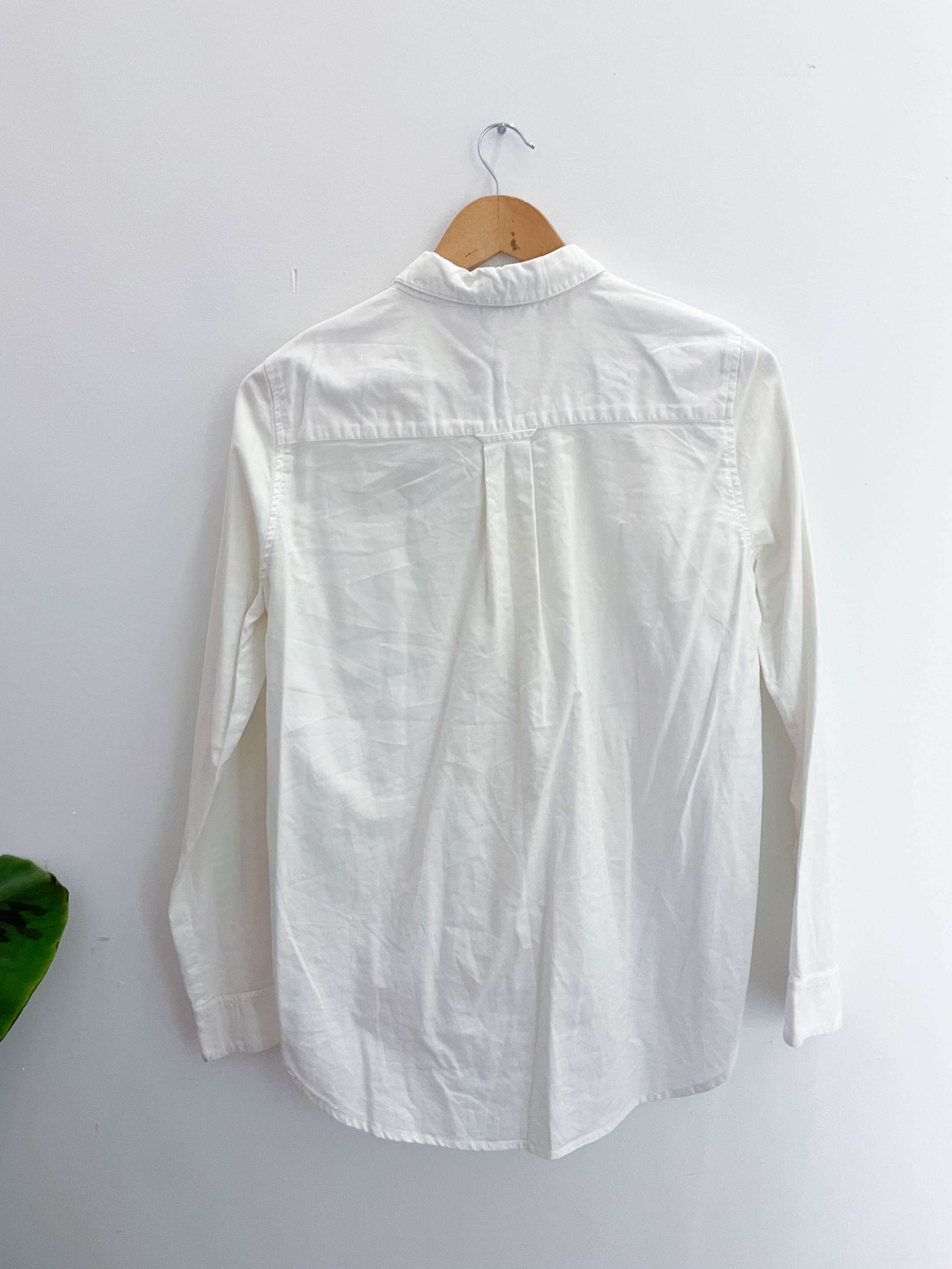 Vintage white topshop medium long sleeve shirt