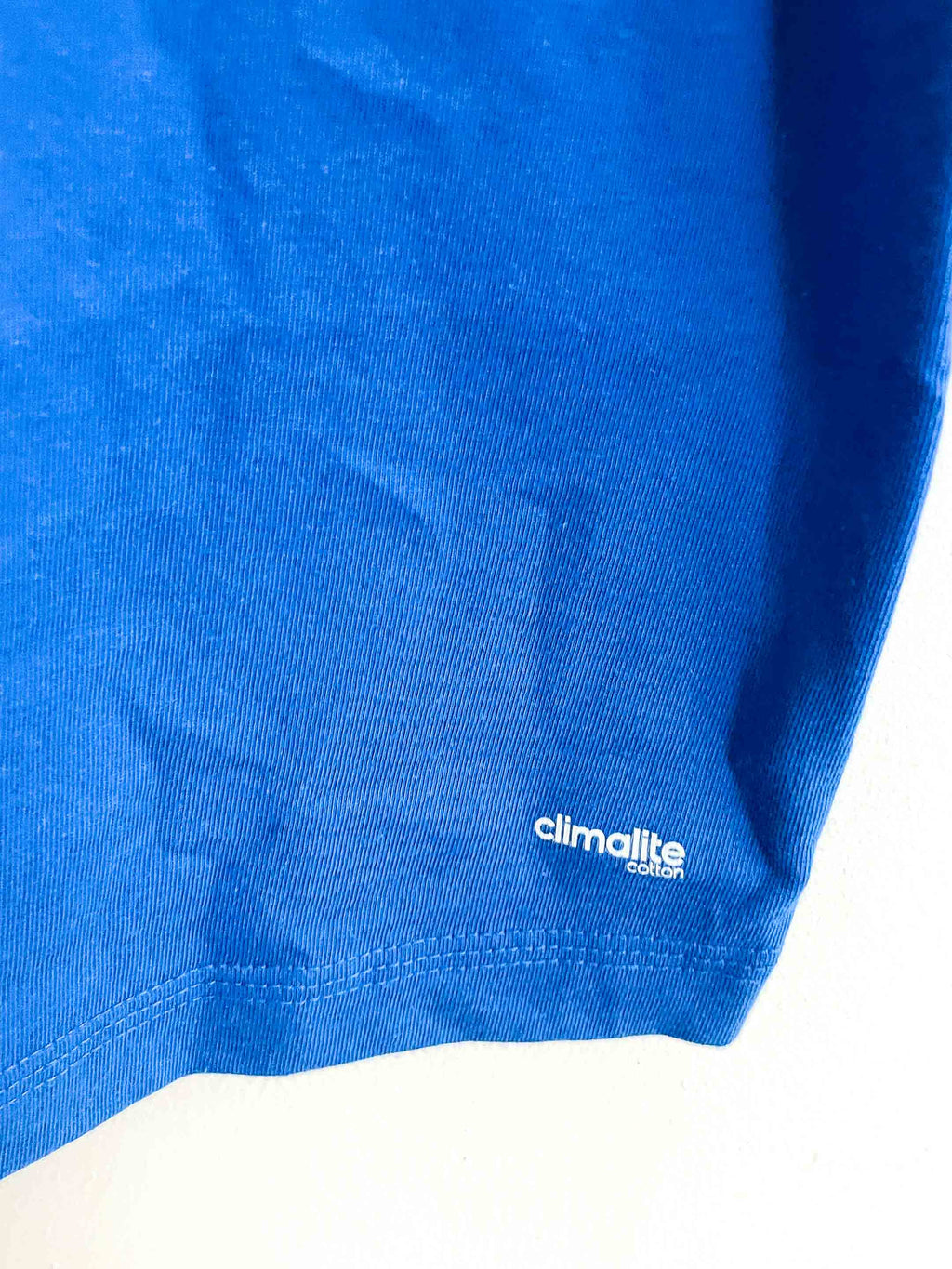Vintage Adidas climate cotton blue large tshirt