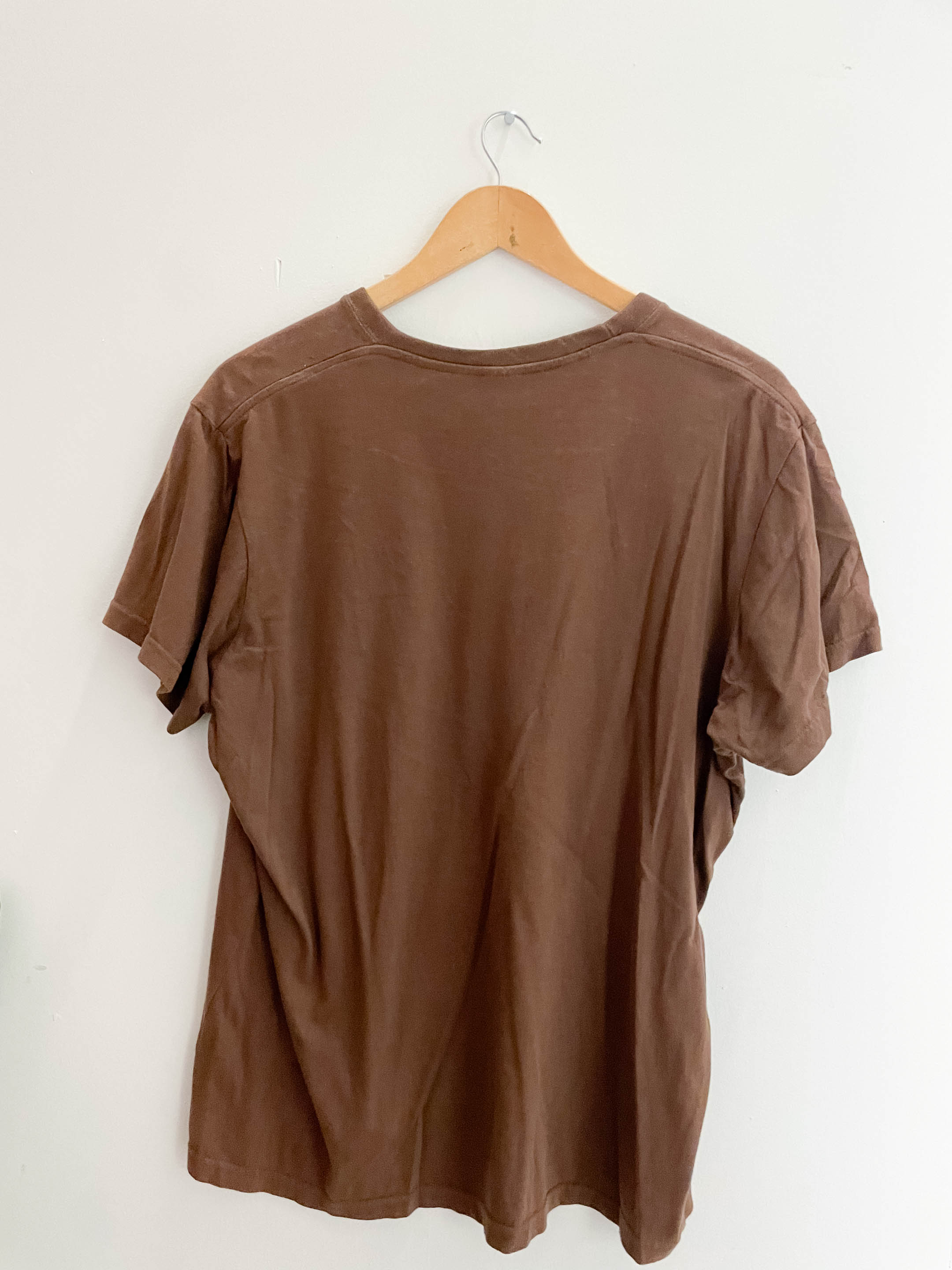 Vintage brown brooklyn large graphics shirt