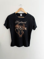 Vintage black nightwish graphics mens tshirt size L