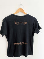 Vintage black nightwish graphics mens tshirt size L