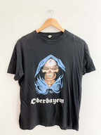 Vintage oberbayern black graphics large mens tshirt