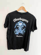 Vintage oberbayern black graphics large mens tshirt