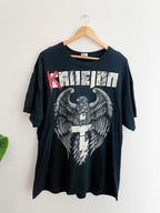 Vintage black graphics mens tshirt size XL with MSD at the back