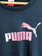 Vintage black womens xlarge puma tshirt