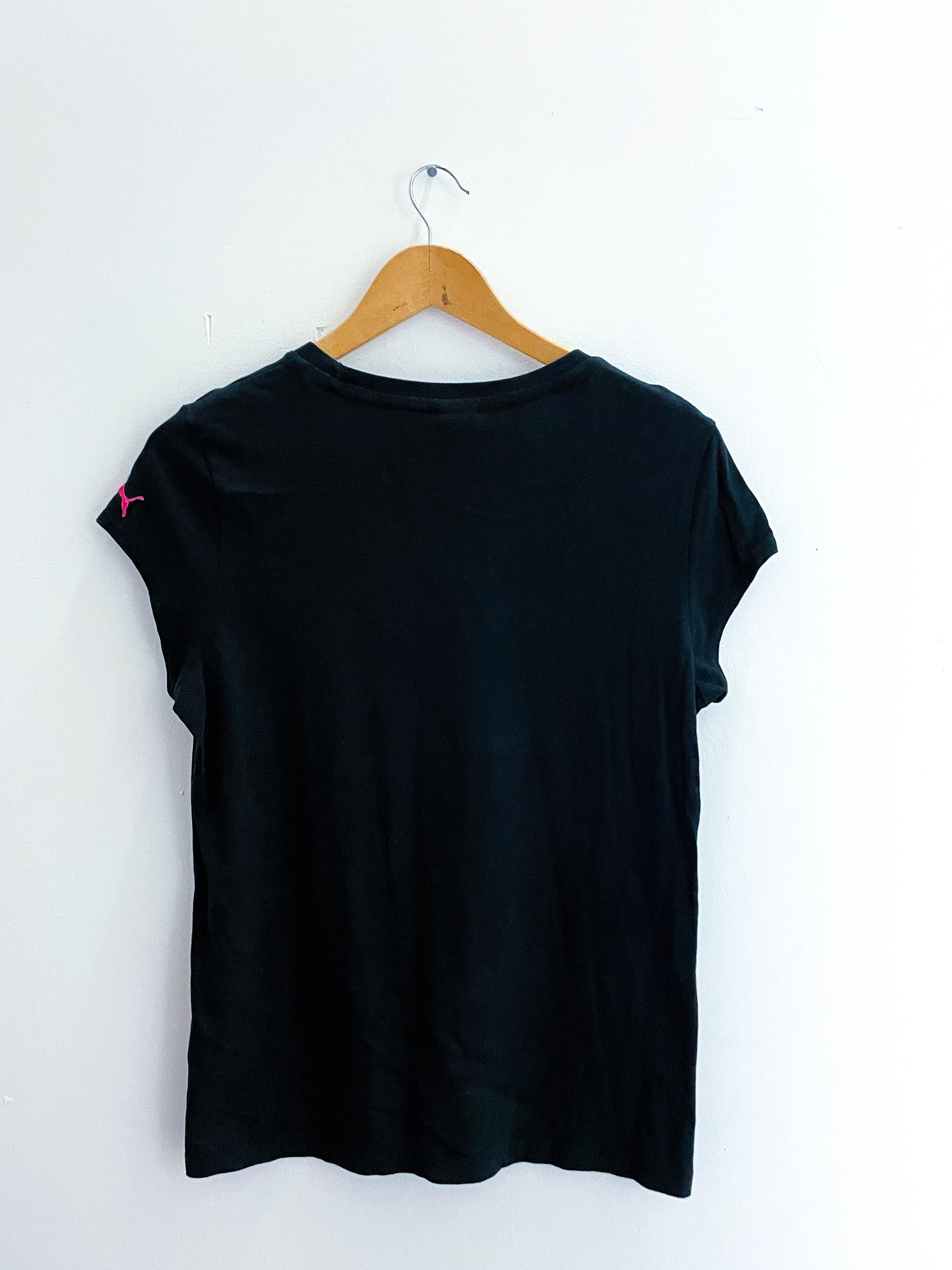 Vintage black womens xlarge puma tshirt