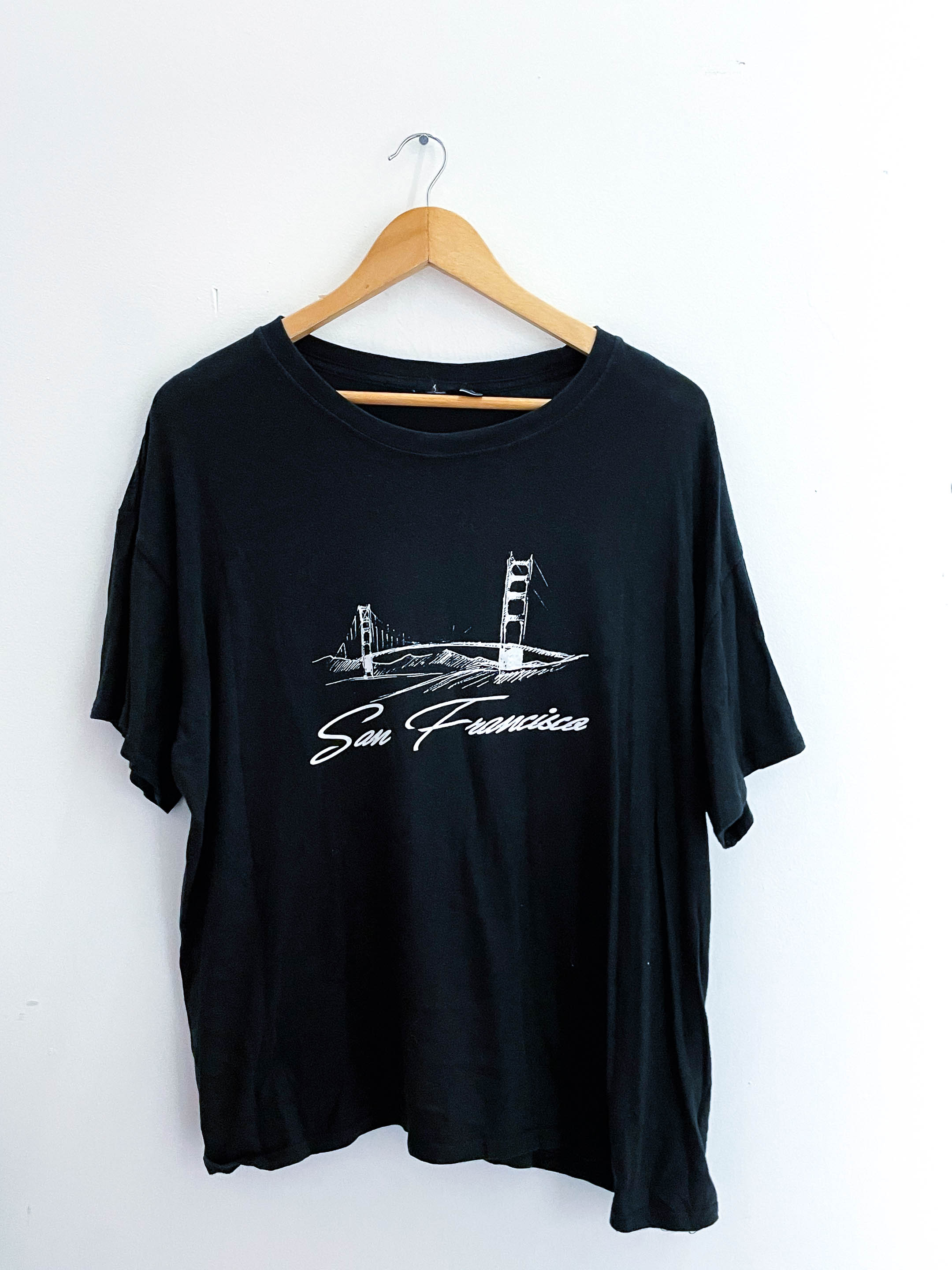 Vintage black san francisco graphics xlarge tshirt