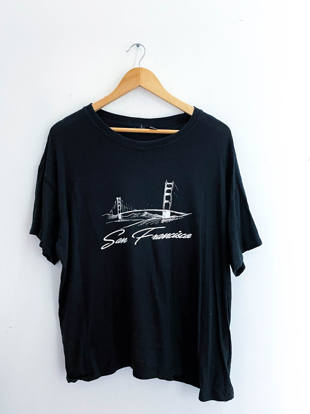 Vintage black san francisco graphics xlarge tshirt