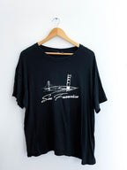 Vintage black san francisco graphics xlarge tshirt
