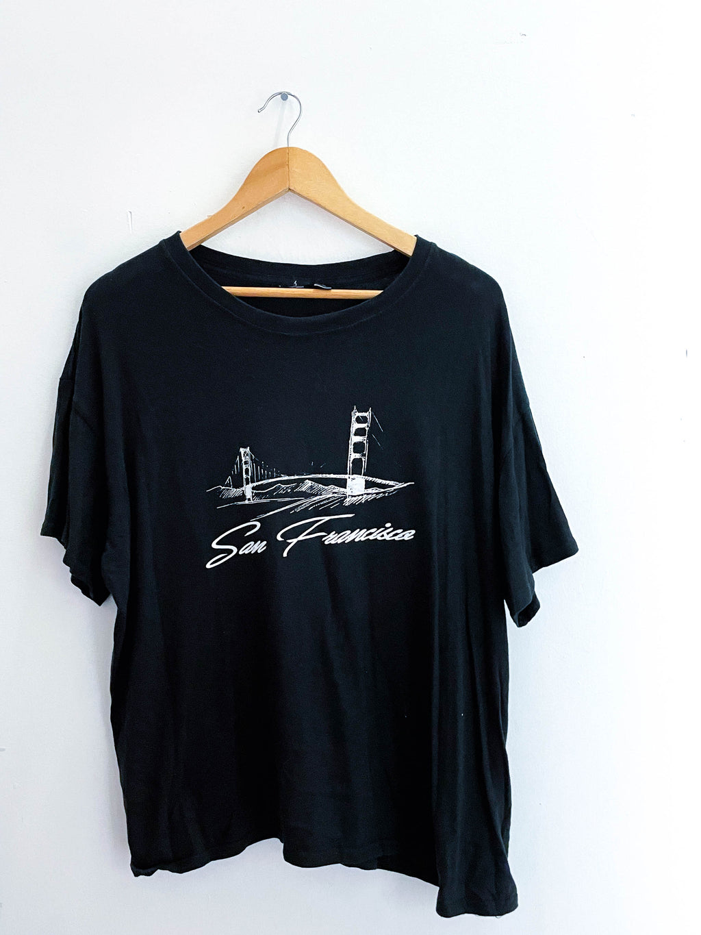 Vintage black san francisco graphics xlarge tshirt