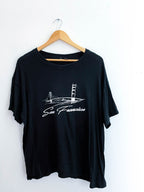 Vintage black san francisco graphics xlarge tshirt