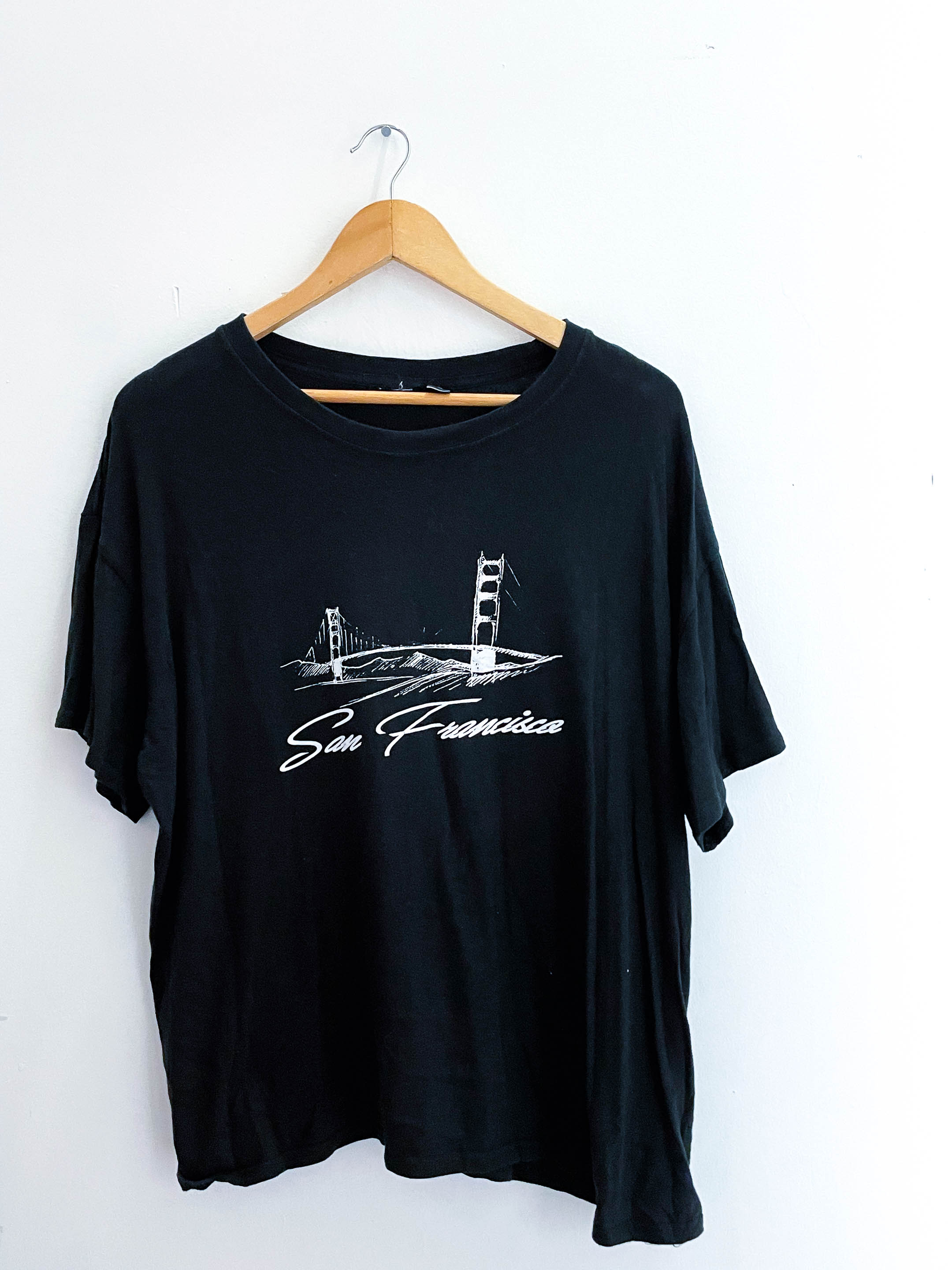 Vintage black san francisco graphics xlarge tshirt