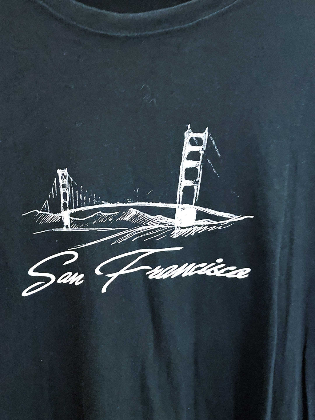 Vintage black san francisco graphics xlarge tshirt